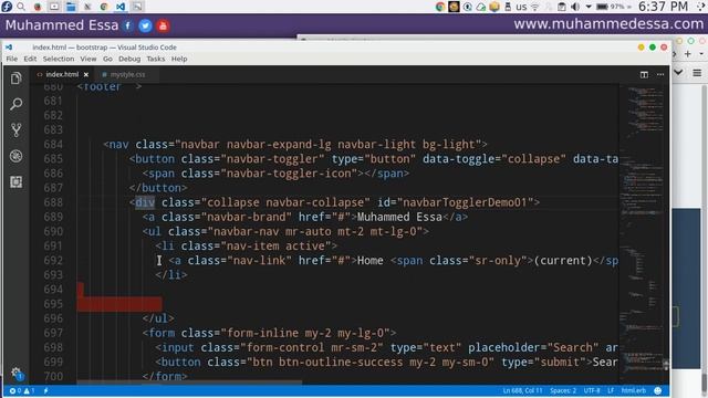 23 Bootstrap 4 footer section смотреть онлайн