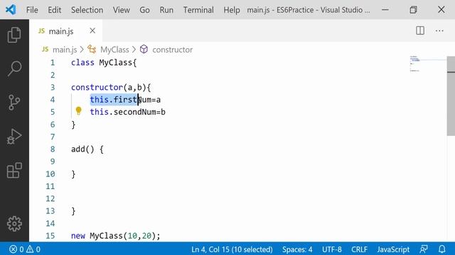 JavaScript Tutorial Bangla ES6 | Class Constructor 35 смотреть онлайн
