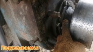 Т 40.снятие бортовых,чулков, замена сальников на полуосях