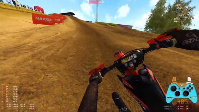 PDMX 450 Round 8: SMALL COMBACK - MXGP of Czech Republic (Loket) Moto 1 смотреть онлайн