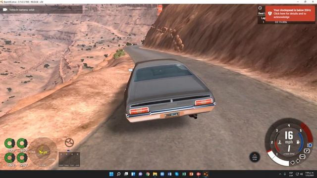 BeamNG.drive 0.15.0.5.7940 (Time Trials) (Ford Falcon XB) смотреть онлайн