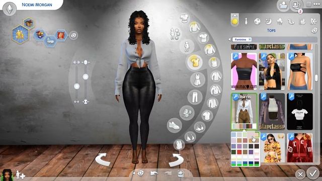 THE SIMS 4 CAS | Noemi & Nadia | Mother & Daughter | Cc Links + Cc Folder + Sim Download