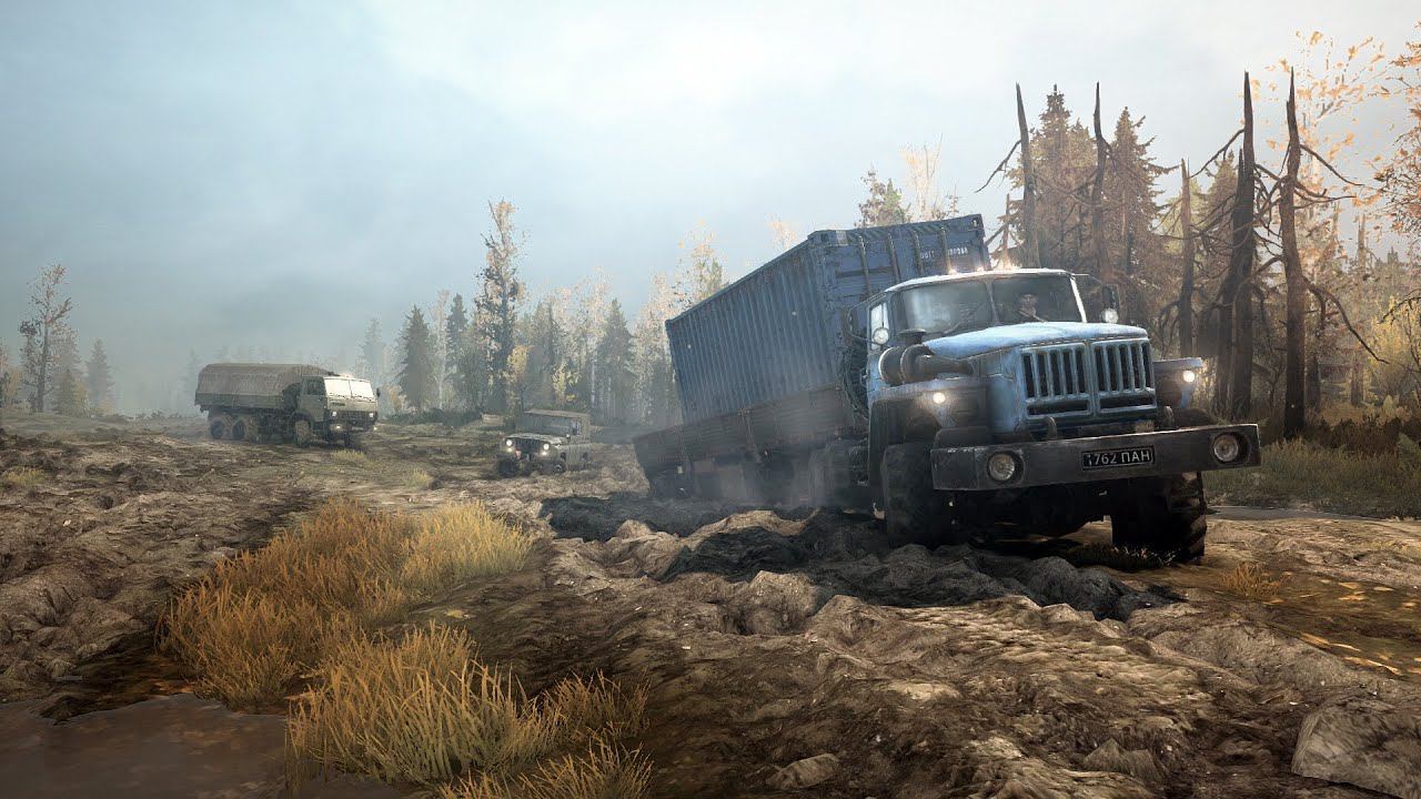 Spintires: MudRunner - Как же давно тебя не было. Грязимес на советских грузовиках Карта как повезёт смотреть онлайн