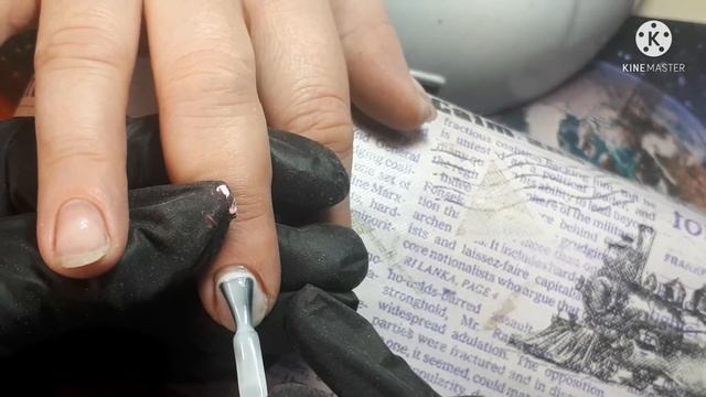 Делай так и Отслоек  Больше Не будет на  торце Коррекция Ногтей