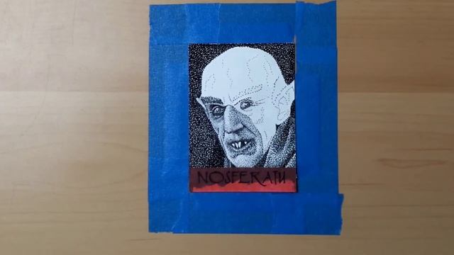 Let's Draw a Nosferatu Sketch Card смотреть онлайн