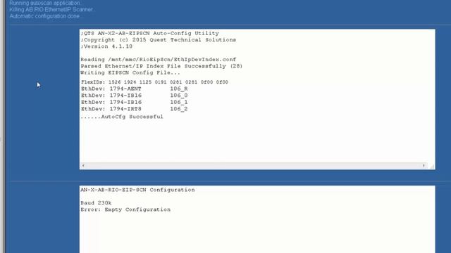 Set Up: For AB Remote I/O to EtherNet/IP Flex I/O scanner смотреть онлайн