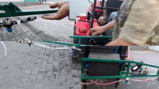 Саморобний оприскувач для мототрактора Forte 201-Lt смотреть онлайн