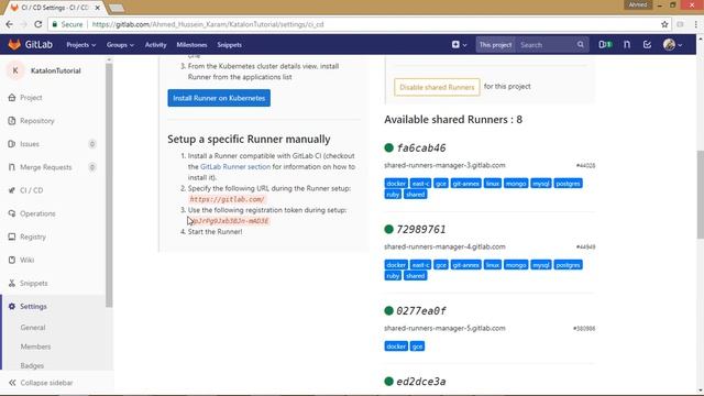 Register and install a Gitlab runner on windows смотреть онлайн