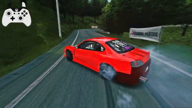 Drifting Silvia S15 na montanha Nagao - Jogando Assetto Corsa no Controle смотреть онлайн