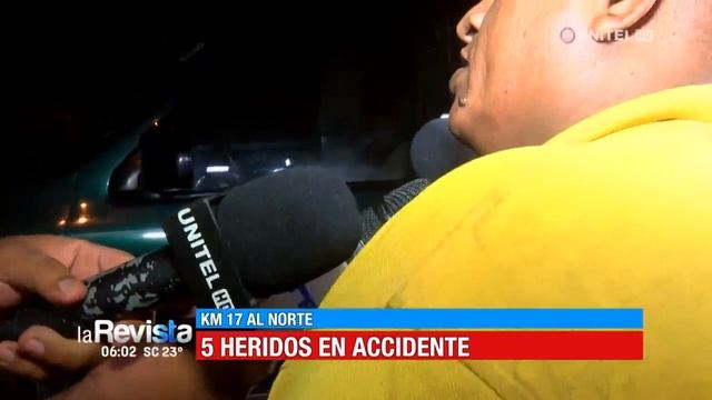 Cinco personas heridas tras el choque entre un trufi y un camión en el Norte смотреть онлайн