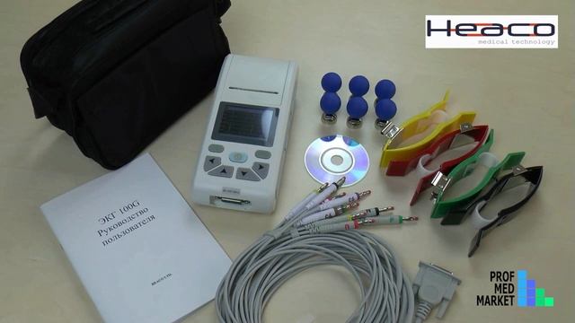 Огляд електрокардіографа HEACO 100G смотреть онлайн