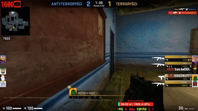 Wieczorne granie w CS.GO!! Powrót do gry po 6 miesiącach!! #CSGO #LAGUNAj смотреть онлайн