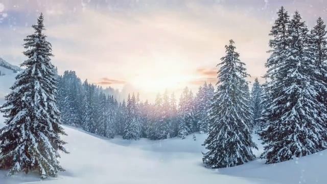 Asmr медитация, звуки зимнего леса, успокаивающий падающий снег. смотреть онлайн