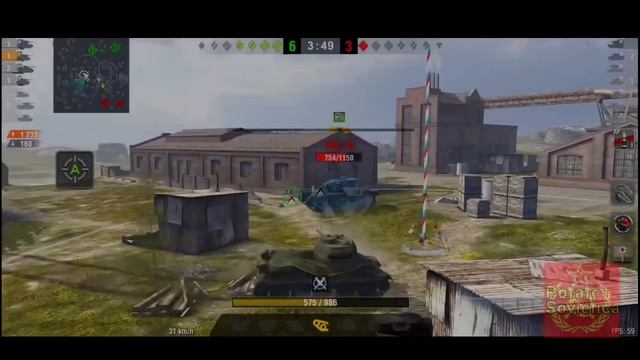 World of Tanks Blitz / O famoso T-34 soviético / URSS смотреть онлайн