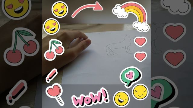 Как нарисовать собачку! Легко и просто! смотреть онлайн