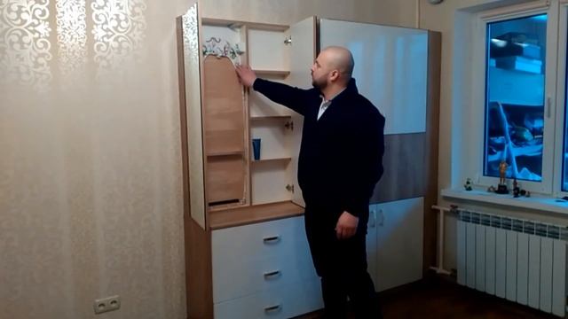 Мебель трансформер.Шкаф кровать диван смарт смотреть онлайн