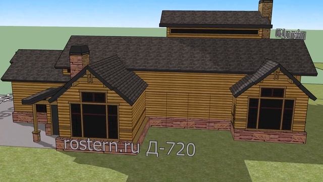 Уютный коттедж из Финляндии Д-720 #ростерн #строительство #дома #проект #финский смотреть онлайн