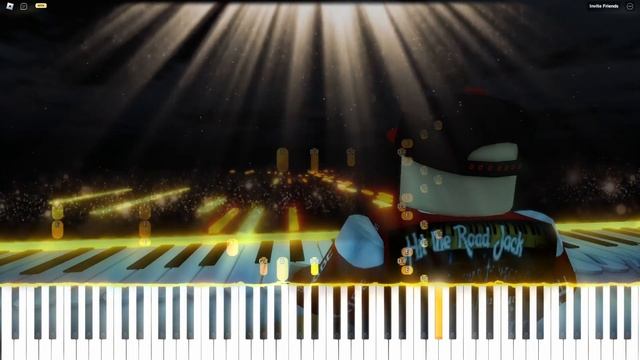 Golden Hour by JVKE on Roblox Piano смотреть онлайн