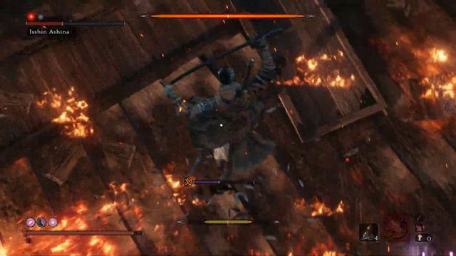 SEKIRO SHADOWS DIE TWICE Final Moments of the Shura ending Bossfight смотреть онлайн