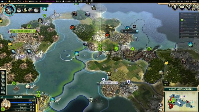 Civilization V Brave New World as Brazil - Episode 16 ...The War Gains Momentum... смотреть онлайн