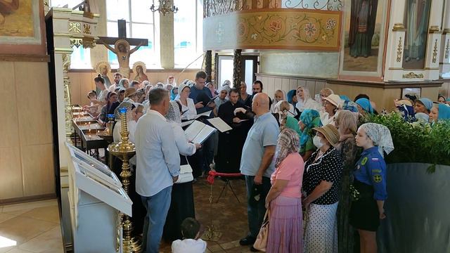 Поздравление архиерейского хора Тихорецкой епархии на праздник Успения Пресвятой Богородицы 28.08.2 смотреть онлайн