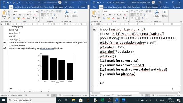 PYTHON QUESTION PAPER NEW 12 CS | IMPORTANT QUESTIONS| SECTION A Computational Thinking & ProG. смотреть онлайн
