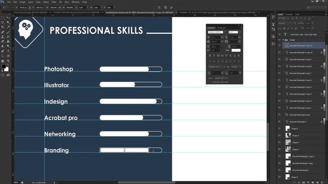 How to Design a Creative Resume | Photoshop Tutorial смотреть онлайн