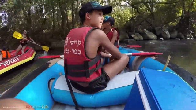Our kayak trip on the Jordan River Israel - part 2 смотреть онлайн