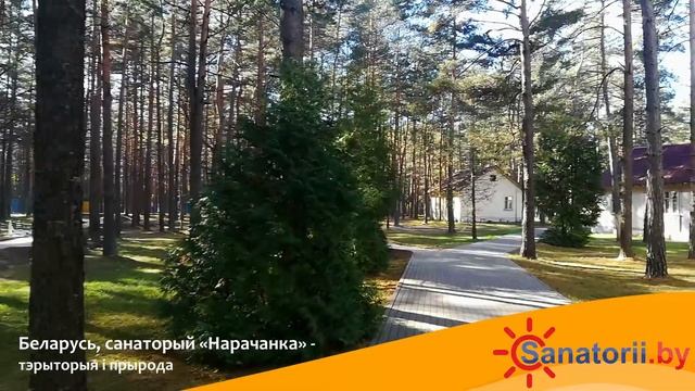 Санаторий Нарочанка - территория и природа, Санатории Беларуси смотреть онлайн