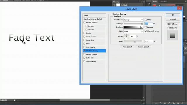 How to Fade Out Text in Photoshop : Adobe Photoshop Tips смотреть онлайн