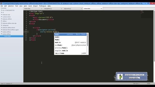 javaScript online or offline checking internet connection 720p смотреть онлайн