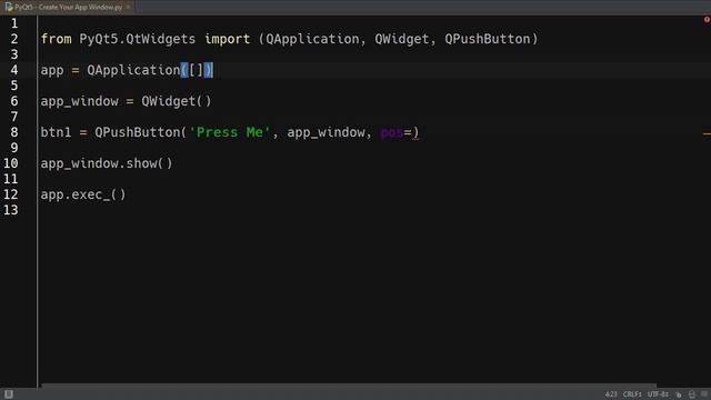 PyQt5 | Create Your App Window | #2 смотреть онлайн