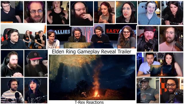 Amazing Reaction to Elden Ring Gameplay Reveal Reaction Mashup смотреть онлайн