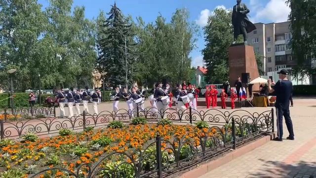 Образцовый ансамбль барабанщиц и мажореток Триумф (старший, средний и младший состав).г.Черняховск. смотреть онлайн