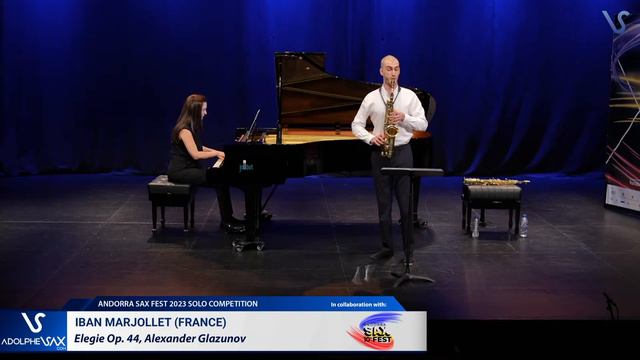 ANDORRA SAX FEST 2023: Iban Marjollet (France) plays Elegie Op. 44, Alexander Glazunov смотреть онлайн