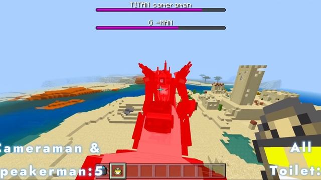 All Toilets vs ALL MAN - Cameraman, Speakerman | Minecraft Skibidi Toilet Mob смотреть онлайн