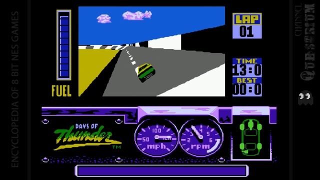 Days of Thunder - 8 bit game смотреть онлайн