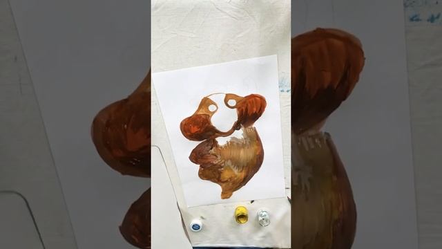 Мастер-класс для детей 5-7 лет. Рисуем Хомяка гуашью. смотреть онлайн