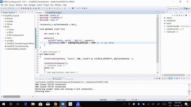 04 FreeRTOS Tutorial: Delays смотреть онлайн