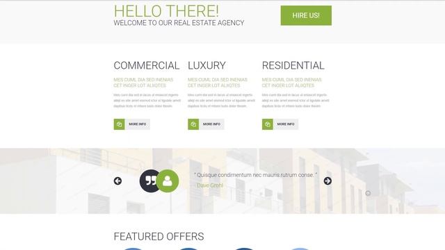 Real Estate Agency Responsive Website Template - 51006 смотреть онлайн