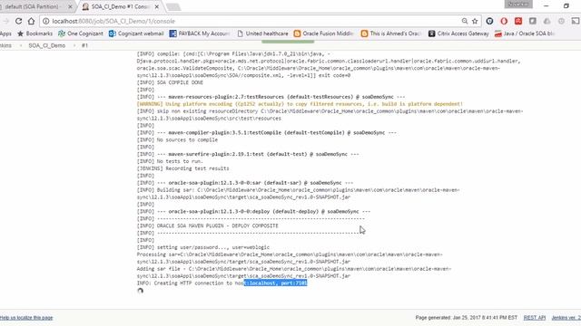 Continuous Integration using Jenkins for Oracle SOA project смотреть онлайн
