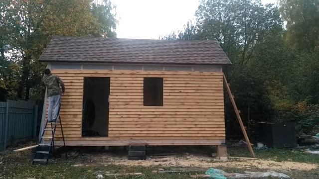 Дом за 150 т.р. Наружные стены и полы готовы! смотреть онлайн