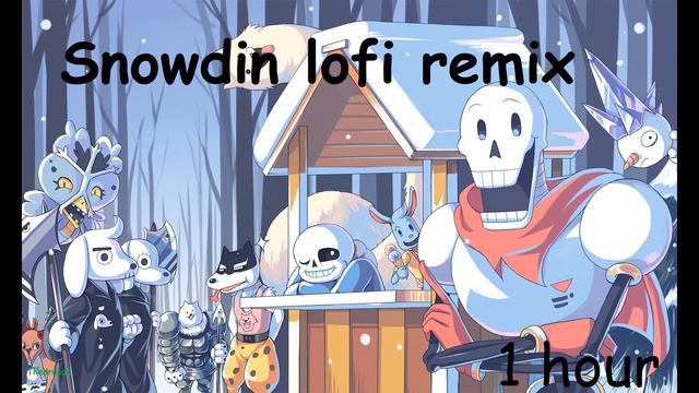 Snowdin Remix Lofi 1h смотреть онлайн