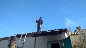 Дымоходочистка из болгарки