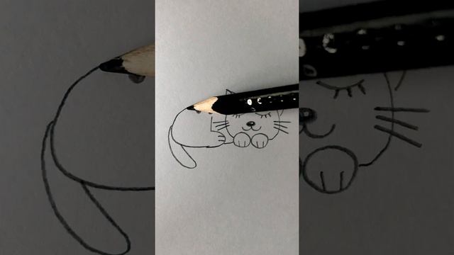 500=КОТ! Как нарисовать КОТА карандашом смотреть онлайн