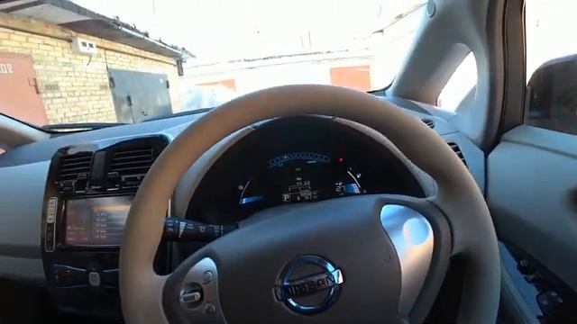 электромобиль NISSAN LEAF из Японии - уже в Москве. смотреть онлайн