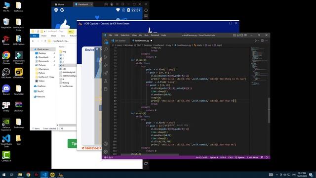 ?#Python-ADB: Thực hành làm Auto lấy tk mk từ file text và lưu tk mk đúng vào file text. смотреть онлайн