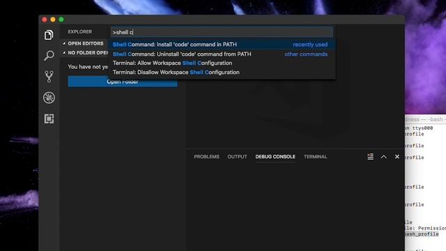 HowTo Fix Code command not found| Open bash_profile in Visual Studio Code смотреть онлайн
