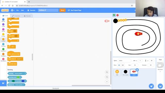 Game #30. How to Create Zuma Game On Scratch | Use ideas for a Tower-Defense game | Coding Tutorial смотреть онлайн
