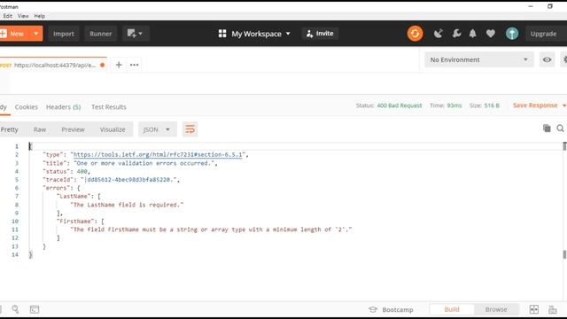 ASP NET Core REST API Model Validation смотреть онлайн